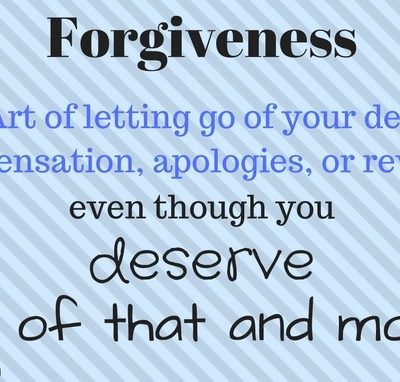 5 Steps to ForGive, For Good
